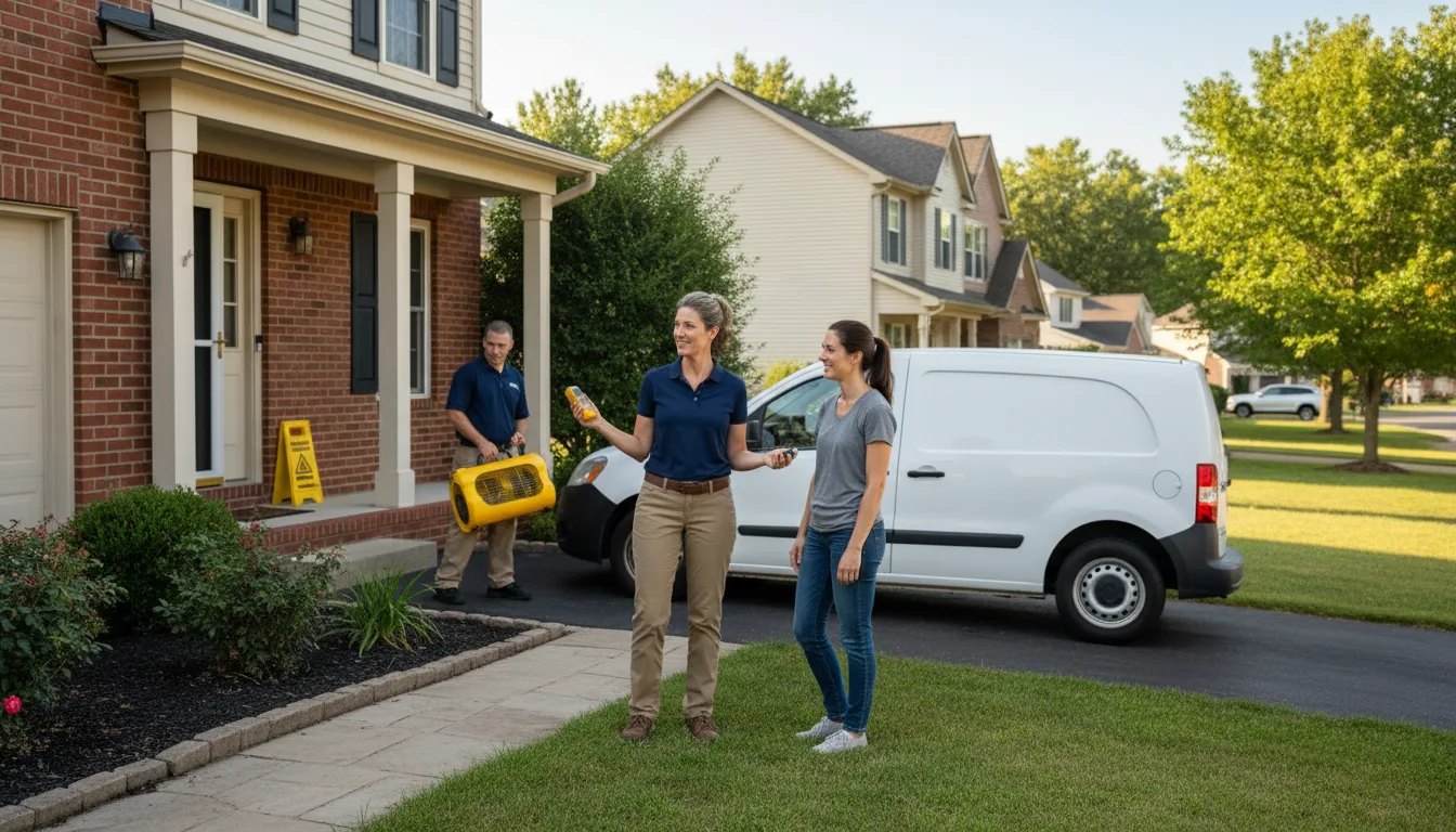 Residential water damage restoration in Haswell, CO